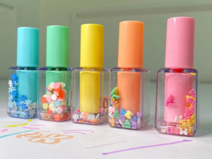 Nail Polish Bottle Highlighter Pens